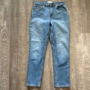 Everlane High Waist Straight Jeans